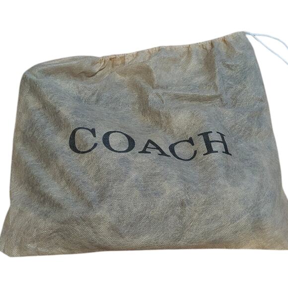 COACH Zip Top ERGO Hobo Shoulder Bag Dark Brown Patent Leather Authentic Dustbag - Picture 7 of 7